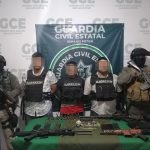 EN CD. VALLES, GCE DETIENE A PRESUNTOS INTEGRANTES DE CÉLULA CRIMINAL CON ARMAMENTO Y CARTUCHOS ÚTILES